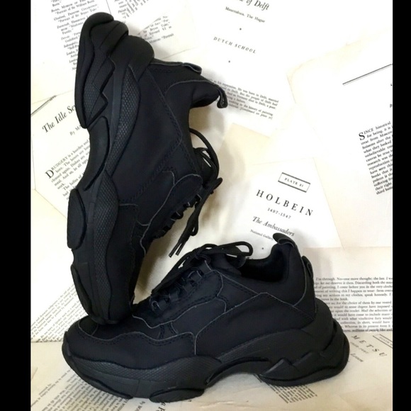 Jeffrey Campbell Sneakers Leather Lo Fi Lace Up - Picture 2 of 6